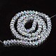 Electroplate Glass Beads Strands UK-EGLA-A034-T4mm-L19-2