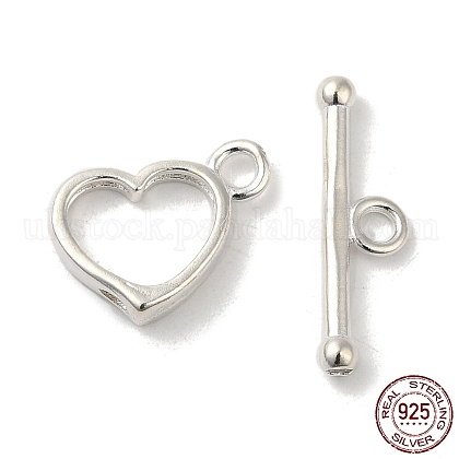 925 Sterling Silver Toggle Clasps UK-STER-A008-46-1