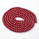 Glass Pearl Beads Strands UK-HY-4D-B73-1