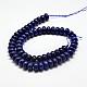 Natural Lapis Lazuli Bead Strands UK-G-O075-04A-2