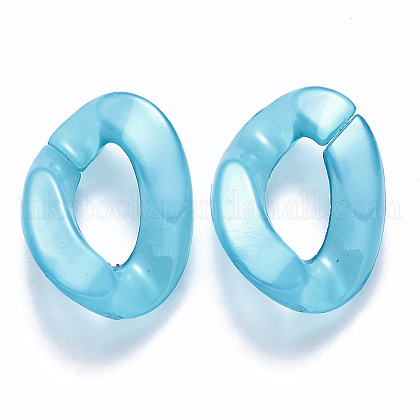 Imitation Jelly Acrylic Linking Rings UK-OACR-S036-001B-E01-1