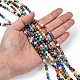 Handmade Millefiori Glass Beads Strands UK-LK13-5