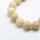Natural Gemstone Petrified Wood Round Beads Strands UK-G-O021-6mm-12-2