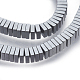 Non-magnetic Synthetic Hematite Beads Strands UK-G-K003-3mm-07-3