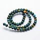 Synthetic Malachite Beads Strands&nbsp;UK-G-I199-32-6mm-E-2