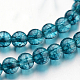 Natural Quartz Crystal Beads Strands UK-G-L429-01-10mm-K-1