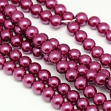 Eco-Friendly Dyed Glass Pearl Round Bead
