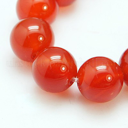 Natural Carnelian Beads Strands UK-G-C076-6MM-2A-K-1