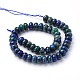 Natural Chrysocolla and Lapis Lazuli Beads Strands UK-G-L384-03-10x6mm-K-2