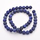 Natural Lapis Lazuli Round Beads Strands UK-G-D660-6mm-2