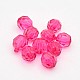 Faceted Transparent Acrylic Round Beads UK-DB6MM-M-2