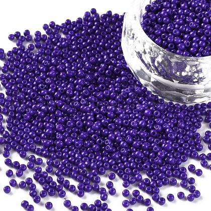 11/0 Grade A Baking Paint Glass Seed Beads UK-X-SEED-N001-A-1010-1
