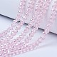 Electroplate Glass Beads Strands UK-EGLA-A034-T8mm-B12-1