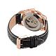 Men's Stainless Steel Leather Mechanical Wrist Watches UK-WACH-N032-02-4