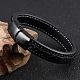 Men's Cowhide Bracelets UK-BJEW-N0008-007-1