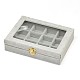 Wooden Rectangle Jewelry Boxes UK-OBOX-L001-04D-1