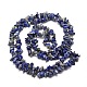 Natural Lapis Lazuli Chip Bead Strands UK-G-M205-14-2