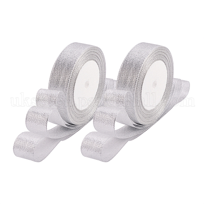 Glitter Metallic Ribbon UK-OCOR-T001-25mm-YC-1