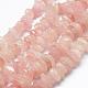 Natural Rose Quartz Beads Strands UK-G-F521-06-1
