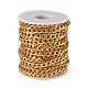 Vacuum Plating 304 Stainless Steel Cuban Link Chains UK-CHS-G010-02G-3