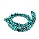 Synthetic Turquoise Beads Strands UK-G-N0139-03-8mm-K-2