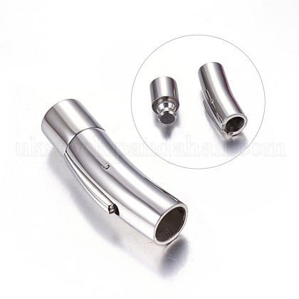 Column 316 Stainless Steel Screw Clasps UK-STAS-A021-6mm-K-1