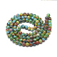 Baking Painted Glass Beads Strands UK-DGLA-S115-8mm-S36-2