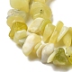 Natural Lemon Jade Chip Bead Strands UK-G-M205-22-4