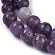 Natural Lepidolite/Purple Mica Stone Beads Strands UK-G-E545-01A-3