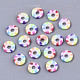 Rainbow Color Handmade Polymer Clay Beads Strands UK-CLAY-R091-6mm-02-3