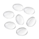 Transparent Oval Glass Cabochons UK-GGLA-R022-14x10-4