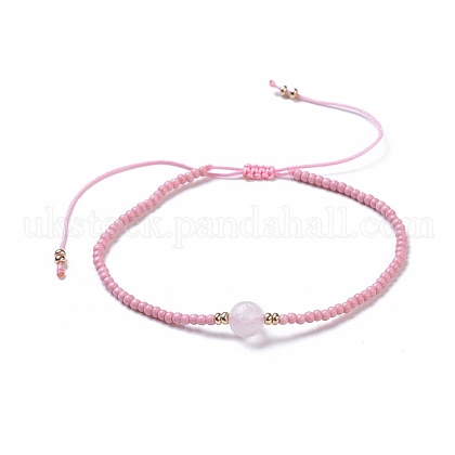 Nylon Thread Braided Beads Bracelets UK-BJEW-JB04346-03-1