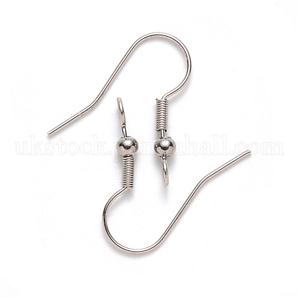 304 Stainless Steel Earring Hooks UK-STAS-S111-003-1