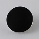 Flat Round Domed Platinum Plated Alloy Resin Jewelry Snap Buttons UK-X-RESI-R085-6-1
