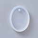 Oval Shape DIY Silicone Pendant Molds UK-AJEW-P038-01-3