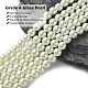 Eco-Friendly Dyed Glass Pearl Round Bead Strands UK-X-HY-A002-8mm-RB011-3