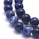 Natural Sodalite Beads Strands UK-G-K224-01-8mm-3