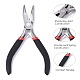 Carbon Steel Bent Nose Jewelry Plier for Jewelry Making Supplies UK-P021Y-3