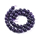 Natural Lepidolite/Purple Mica Stone Beads Strands UK-G-D0020-16-4mm-2
