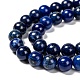 Natural Lapis Lazuli Beads Strands UK-G-G087-8mm-3