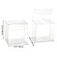 Foldable Transparent PET Box UK-CON-WH0074-72A-2