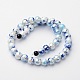Handmade Porcelain Round Beads Strands UK-X-PORC-E007-8mm-02-2