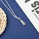 Brass Round Snake Chain Necklaces UK-NJEW-BB10864-20-5