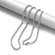 304 Stainless Steel Rolo Chain Necklaces UK-NJEW-F195-06A-P-2
