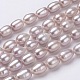 Natural Cultured Freshwater Pearl Beads Strands UK-PEAR-P002-48-1