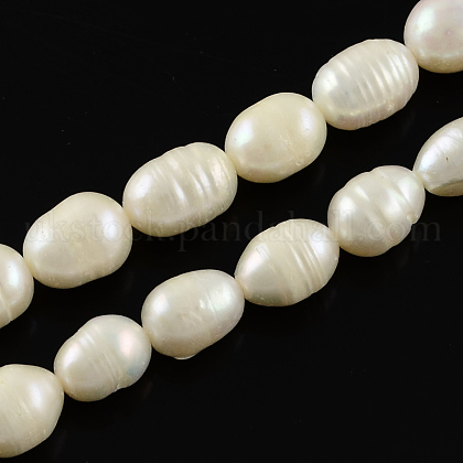Grade A Natural Cultured Freshwater Pearl Beads Strands UK-X-A23WB011-1