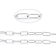 304 Stainless Steel Paperclip Chains UK-CHS-D027-02P-1