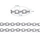 Brass Flat Oval Cable Chains UK-X-CHC025Y-NFK-3