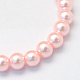 Baking Painted Pearlized Glass Pearl Round Bead Strands UK-HY-Q003-4mm-70-2