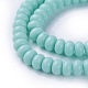 Opaque Solid Color Glass Beads Strands UK-X-GLAA-A036-H02-3
